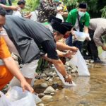 Rangkaian Rakerancab Kemiri, Juga Adakan Tebar Benih Ikan 3.000 Ekor