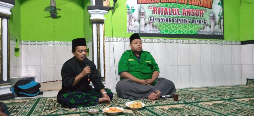 Selapanan Malam Selasa Pon Pimpinan Ranting Gerakan Pemuda Ansor Desa Winong