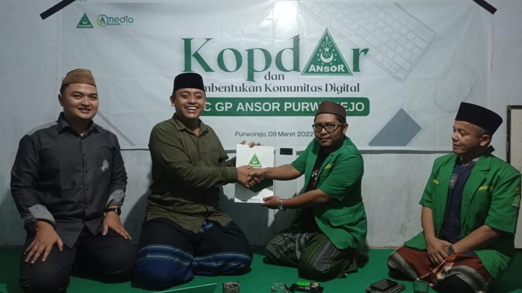 Warnai Ekosistem Digital, PAC GP Ansor Purworejo Bentuk Komunitas Digital