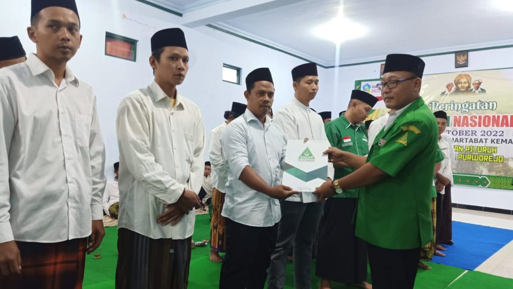 PC GP Ansor Purworejo Melantik 15 Pimpinan Ranting Ansor Kecamatan Pituruh