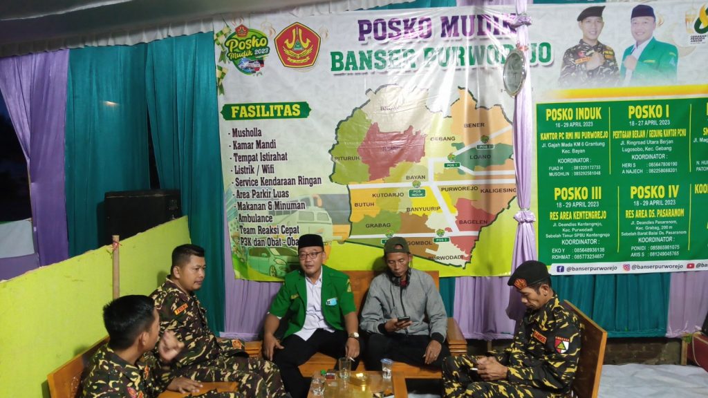 Wujud memberikan pelayanan terhadap pemudik, Satkorcab Banser Purworejo dirikan 6 Titik Posko Mudik Lebaran 2023