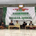 PAC Ansor Kutoarjo Adakan Selapanan Majelis Dzikir dan Sholawat Rijalul Ansor di Masjid Al-Muttaqien Desa Tepus Kulon